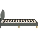  Posteljica za malčke z vzglavjem Temno siva 80 x 160 cm blago, (5000105438) | Shoptok.si