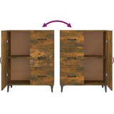  Komoda boja dimljenog hrasta 69,5x34x90 cm konstruirano drvo | shoptok.hr