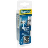Rapid Slijepa zakovica (Nehrđajuće, Duljina zakovice: 10 mm, Promjer zakovice: 4,8 mm, 50 Kom.) Cijene