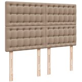  s oprugama i madrac cappuccino 160x200cm od umjetne kože | shoptok.hr
