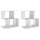 Maison Chic Dvo delni komplet Nočne omarice - Nočne mize bela 50x30x51,5 cm iverna plošča, (21671068) Cene