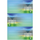  Etikete školske papir nogomet herlitz 50034307 blister | shoptok.hr