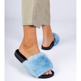 D/CEO marka niezdefiniowana Blue fur slides Manny | ePonuda.com