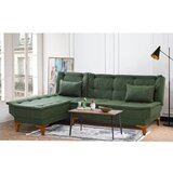 Atelier Del Sofa santo left - green green corner sofa-bed