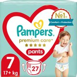 Pampers Premium Care Pants Size 7 jednokratne pelene-gaćice 17+ kg 27 kom Cijene