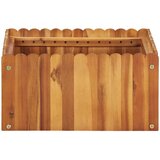  Vrtna posuda za sadnju od masivnog bagremovog drva 50x50x25 cm | shoptok.hr