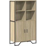 vidaXL Visoka omara sonoma hrast 79,5x35,5x137,5 cm inženirski les, (21415415) | Shoptok.si