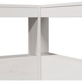  Polica za knjige uzglavlje L-oblika bijelo 80 cm borovine | shoptok.hr