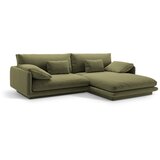 Micadoni Svetlo zelena kotna sedežna garnitura iz tkanine bouclé (desni kot) Torino – Home | Shoptok.si