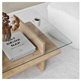Hanah home sto za dnevnu sobu saga rectangle sapphire transparent | ePonuda.com
