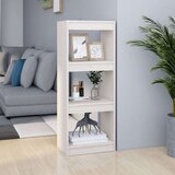 vidaXL knjižna omara za razdelitev prostora bela 40x30x103,5 cm | Shoptok.si