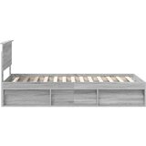  Konstrukcija postelje z vzglavjem Siva Sonoma 90 x 200 cm, (5000103305) | Shoptok.si