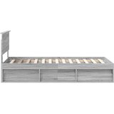  Okvir za krevet s uzglavljem Siva Sonoma 90 x 200 cm | shoptok.hr