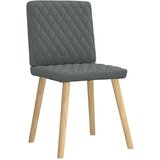  Jedilni stoli 4 kosi temno sivo blago | Shoptok.si