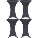 vidaXL Raztegljivo pregrinjalo za mizo 4 kosi 80 cm antracit Cene