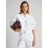 Pepe Jeans White Women's Denim Jacket Frankie - Ladies