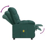  fotelja od tkanine tamnozelena | shoptok.hr