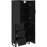  Highboard s ladicama 2 pcs Crni hrast 69,5 x 34 x 180 cm | shoptok.hr