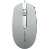 Canyon Wired optical mouse with 3 buttons, DPI 1000, with 1.5M USB cable,Dark grey, 65*115*40mm, 0.1kg - CNE-CMS10DG