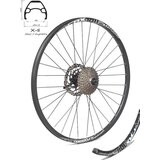 Crosser točak zadnji 27.5" x11 crni 32rupe sa glavčinom shimano i rotor asmrt10s ( 3000073 ) | ePonuda.com