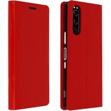 AVIZAR Etui, držalo za kartice in stojalo za video iz pravega usnja - rdeca str. Sony Xperia 5, (20599683) | Shoptok.si