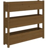  Sadilica smeđa boja meda 112x25x104,5 cm od masivne borovine | shoptok.hr