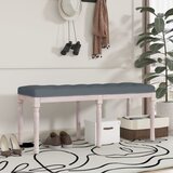 vidaXL Klupa tamnosiva 110x40x49 cm baršunasta | shoptok.hr