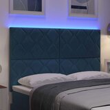  LED glava postelje Temno modra 160 cm Umjetno usnje, (5000142450) | Shoptok.si