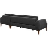Atelier Del Sofa ugaona garnitura Vina Corner AnthraciteWalnut | ePonuda.com