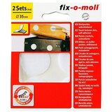 Fix-o-moll gumb na čičak (promjer: 35 mm, bijele boje, lijepljenje, 2 kom.) Cijene
