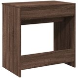  Toaletni stolić s ogledalom smeđa boja hrasta 73x46,5x120 cm | Shoptok.si