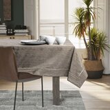 AmeliaHome stolnjak Vesta s man&amp;scaron;etom i obrubom 140x260 cm, cappuccino Slike
