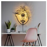 Opviq flower faced V2 black wall lamp | ePonuda.com