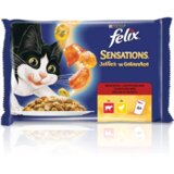 Felix cat sensations govedina & piletina žele 4x85g Cene