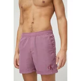Calvin Klein Kratke hlače za kupanje boja: ljubičasta