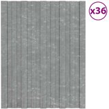 Krovni panel 36 pcs Srebrno 60 x 45 cm Pocinčani čelik - Srebrno 60 x 45 cm 36 | shoptok.hr