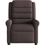  Naslonjač od tkanine tamnosmeđi | shoptok.hr