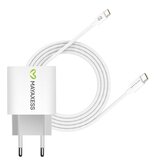 Oem Mayaxess, Omrežni polnilnik za Pixel 8a 20W + 1m USB-C kabel, Bela, (5000275922) Cene