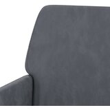  Klupa tamnosiva 108 x 79 x 79 cm baršunasta | shoptok.hr