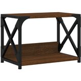  Stalak za pisač 2 razine smeđa boja hrasta 44x26x31,5 cm drveni | Eponuda.com