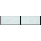 TV ormarić boja bijelog mramora 180x40x40,5 cm kaljeno staklo | shoptok.hr