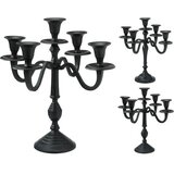  SVIJEĆNJAK ZA 5 SVIJEĆA CRNI SORTO u