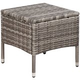  3-dijelni bistro set od poliratana sivi | Eponuda.com