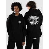 TWS World Pulover s kapuco black