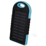 solar power bank 5000 mAh blue R
