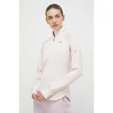 New Balance Majica z dolgimi rokavi za tek Heat Grid Half Zip roza barva, WT23252QPH