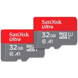 San Disk Ultra microSDHC+ SD adapter 32GB, 120MB/s, dvojno pakirnanje | Shoptok.si