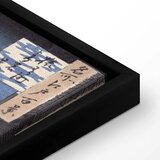  Slika - Utagawa Hiroshige – Night time view of Saruwaka Street 80x120 U crnom drvenom okviru | shoptok.hr