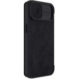 Nillkin Usnjena torbica Qin PRO za iPhone 13 / 14 - črna | Shoptok.si