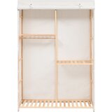 Furnova Garderobna omara za oblačila 3-nadstropna 110x40x170 cm, (21930244) | Shoptok.si
